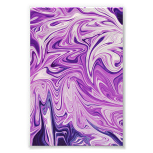 Melted lava abstract art photo print