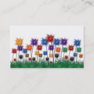 melted lifesavers business card