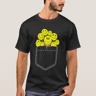 Melting Acid House Smile In The Pockethardcore Tec T-Shirt