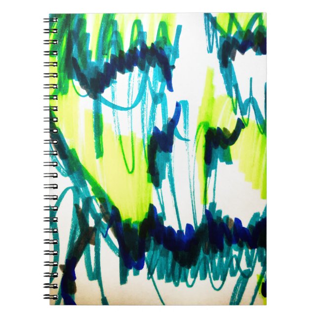 Melting Away Spiral Notebook (Front)