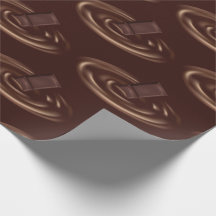 Melting Chocolate Bar in Liquid Chocolate