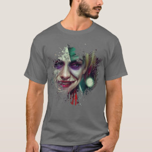 Melting Clown Scary Horror makeup serious splatter T-Shirt