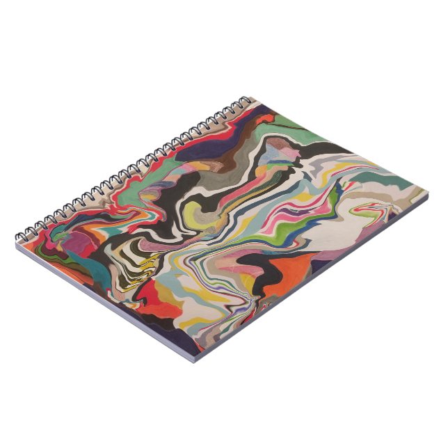 Melting colours notebook (Left Side)