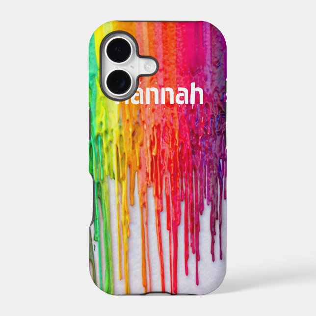 melting crayons iphone 5 case (Back)