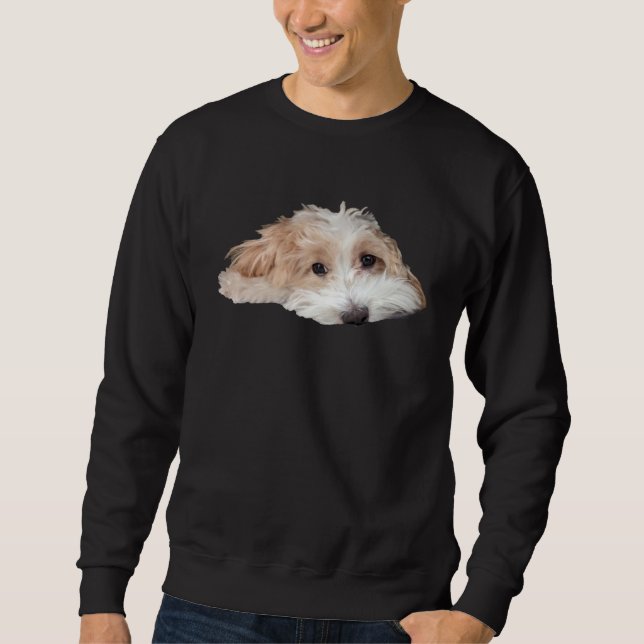 melting dog sweatshirt (Front)