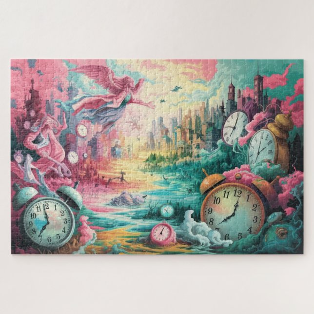 Melting Dreams: A Surreal Journey Edition 2 Jigsaw Puzzle (Horizontal)