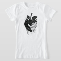 Melting Drip Strawberry Artwork