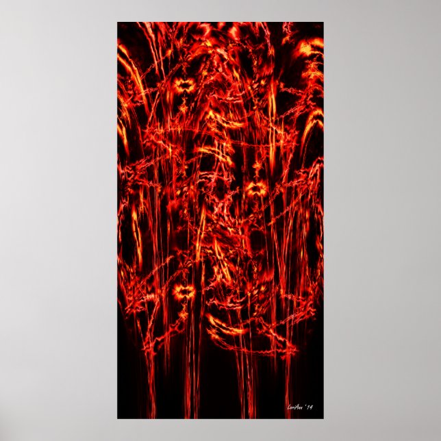 Melting Fire Poster (Front)