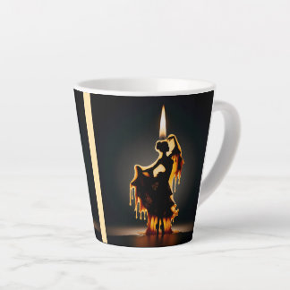 Melting Flamenco Dancer  Latte Mug