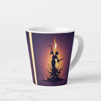Melting Flamenco Dancer  Latte Mug