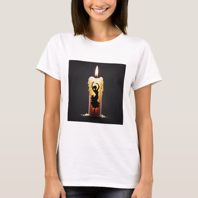 Melting Flamenco Dancer  T-Shirt (Front)