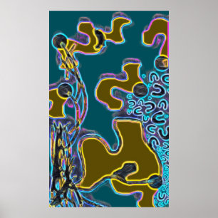 Melting Memphis Vibes II Poster