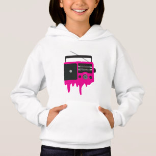 Melting Pink Retro Radio