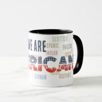 Melting Pot "AMERICAN" with Flag Font - Unity