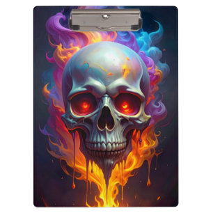 Melting Skull Clipboard