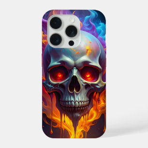 Melting Skull iPhone 15 Pro Case