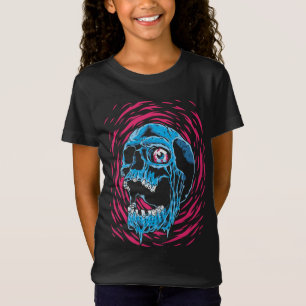 Melting Skull: Psychedelic Horror T-Shirt
