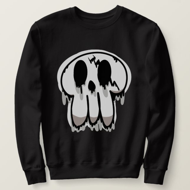 Melting Skull Sweatshirt (Design Front)
