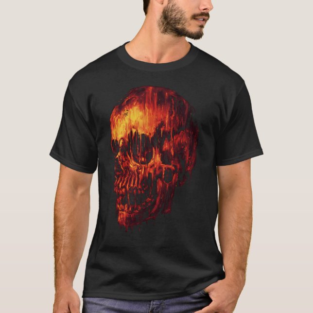 Melting Skull T-Shirt (Front)