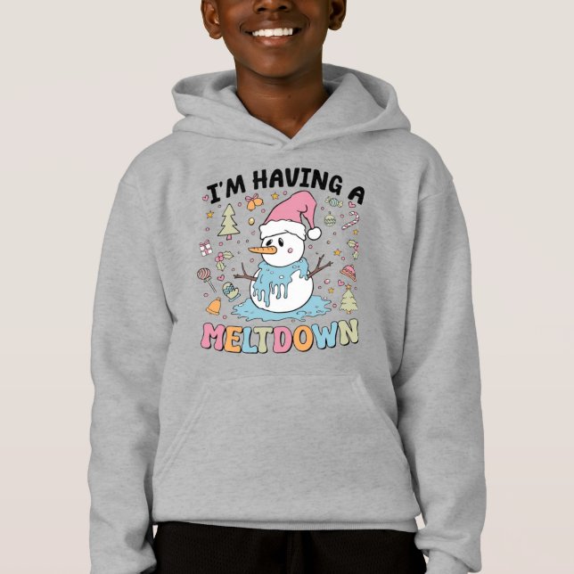 Melting Snowman Holiday Humour (Front)