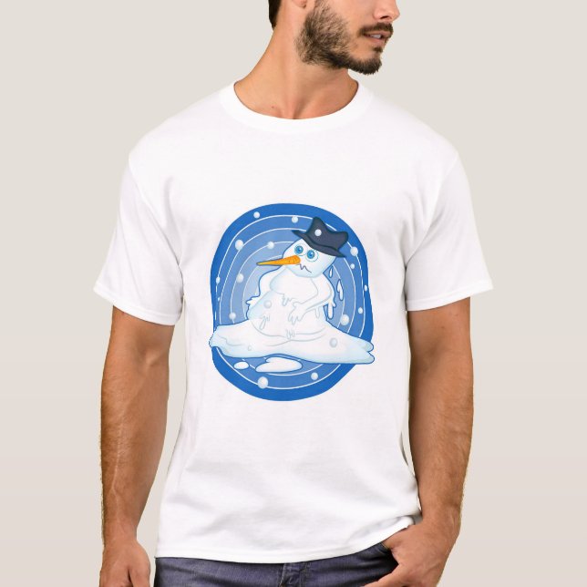 Melting Snowman T-Shirt (Front)