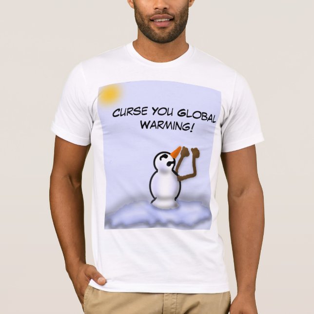 Melting Snowman T-Shirt (Front)