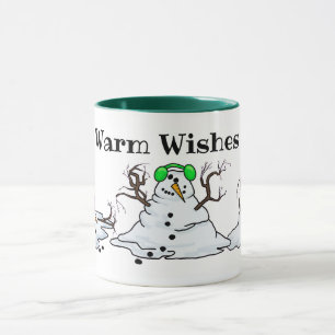 Melting Snowmen Warm Wishes Mug