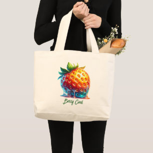 Melting Strawberry-Berry CoolTote Bag