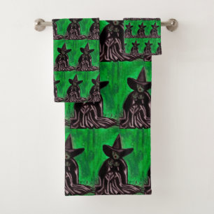 MELTING WIZARD OF OZ WITCH     BATH TOWEL SET