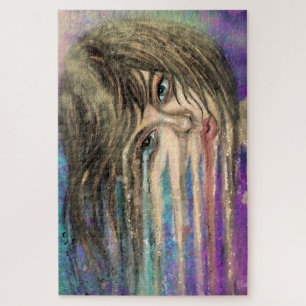 Melting Woman Fantasy Puzzle - Painting
