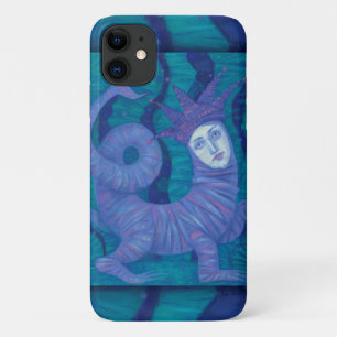 Melusine, Melusina, fantasy, surreal, water spirit Case-Mate iPhone Case