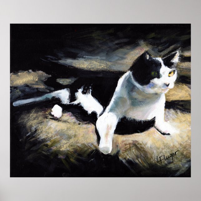 Melvin the Cat Fine Art Poster (Front)