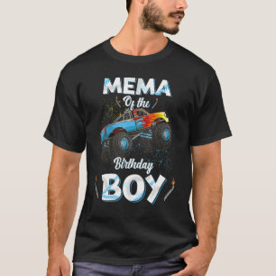 Mema Of The Birthday Boy Monster Truck Bday Women  T-Shirt