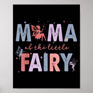 Mema of the little fairy first birthday girl party poster
