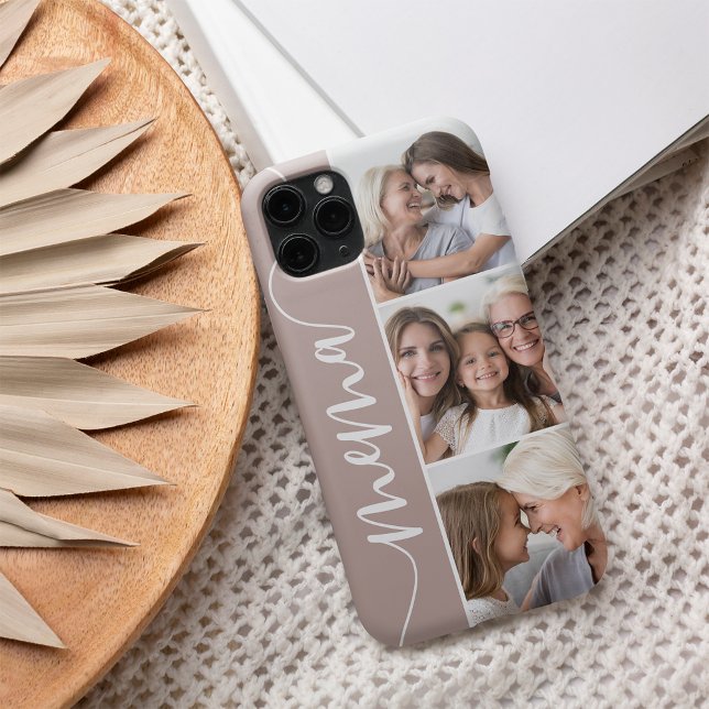 Mema Script Grandma Photo Collage Case-Mate iPhone Case (Creator Uploaded)