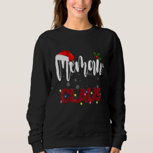 Memaw Claus Matching Family Christmas Pyjamas Xmas Sweatshirt