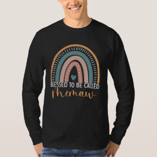 Memaw Mother s Day Blessed To Be Called Memaw Boho T-Shirt