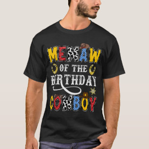 Memaw Of The Birthday Cowboy Western Rodeo Memaw T-Shirt