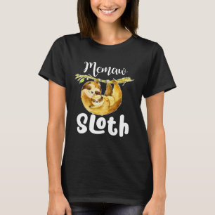 Memaw Sloth Matching Family Cute  Mother s Day T-Shirt