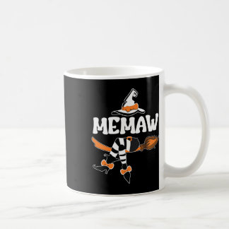 Memaw Witch Costume Halloween Party Matching Group Coffee Mug