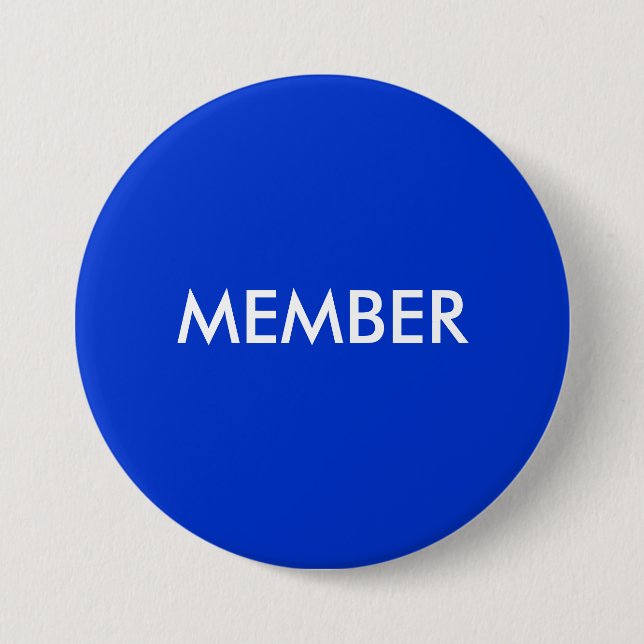 MEMBER 7.5 CM ROUND BADGE (Front)