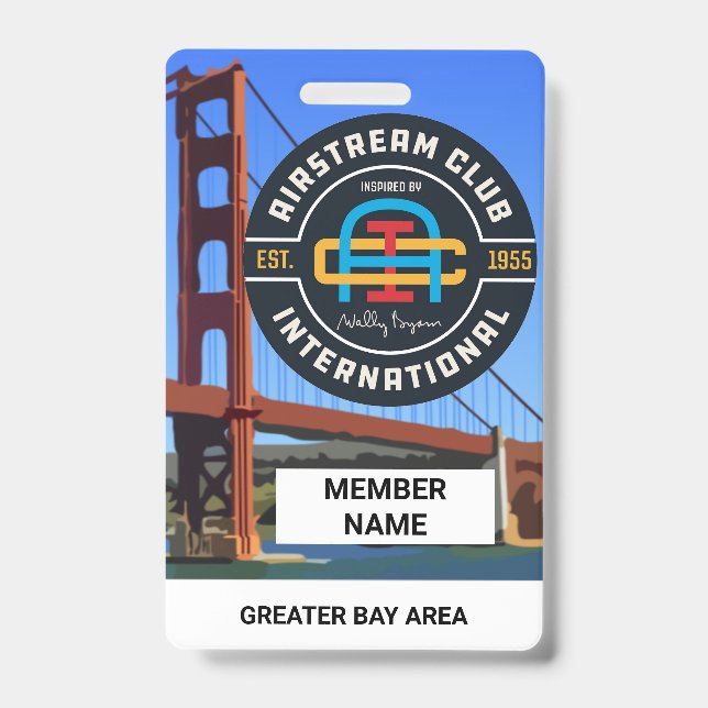 member badge ID badge (Front)