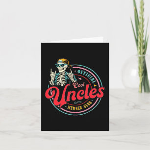 Member cool uncles club funny uncle father's day card