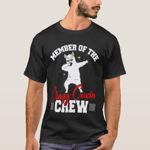 Member Of Crazy Cousin Crew  Llama Cousin Squad T-Shirt
