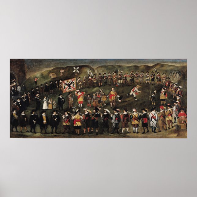 Members of the Brotherhood of St. Barbara Poster (Front)