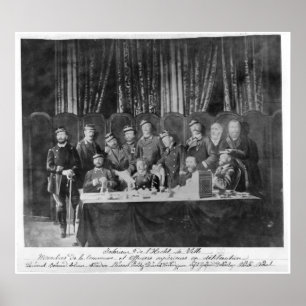 Members of the Commune at the Hotel de Ville Poster