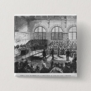 Members of the Commune being court martialled 15 Cm Square Badge