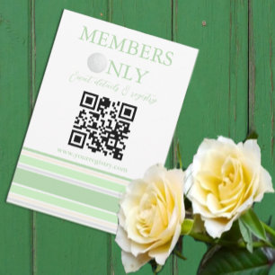 Members Only Details & Registry Baby Shower Enclosure Card
