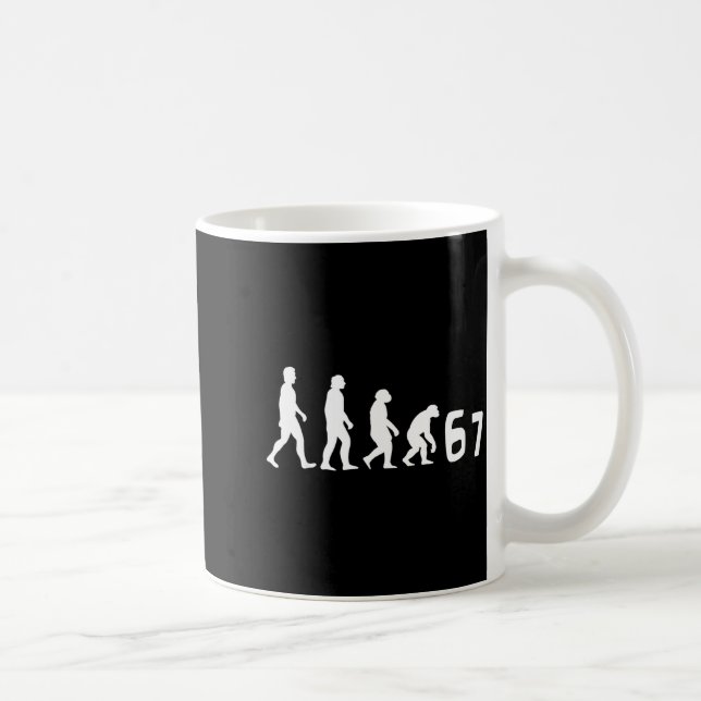 Meme 67 Brainrot Funny Parents Teachers Teenagers  Coffee Mug (Right)