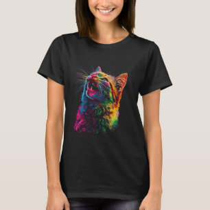 Meme Cat Rainbow T-Shirt